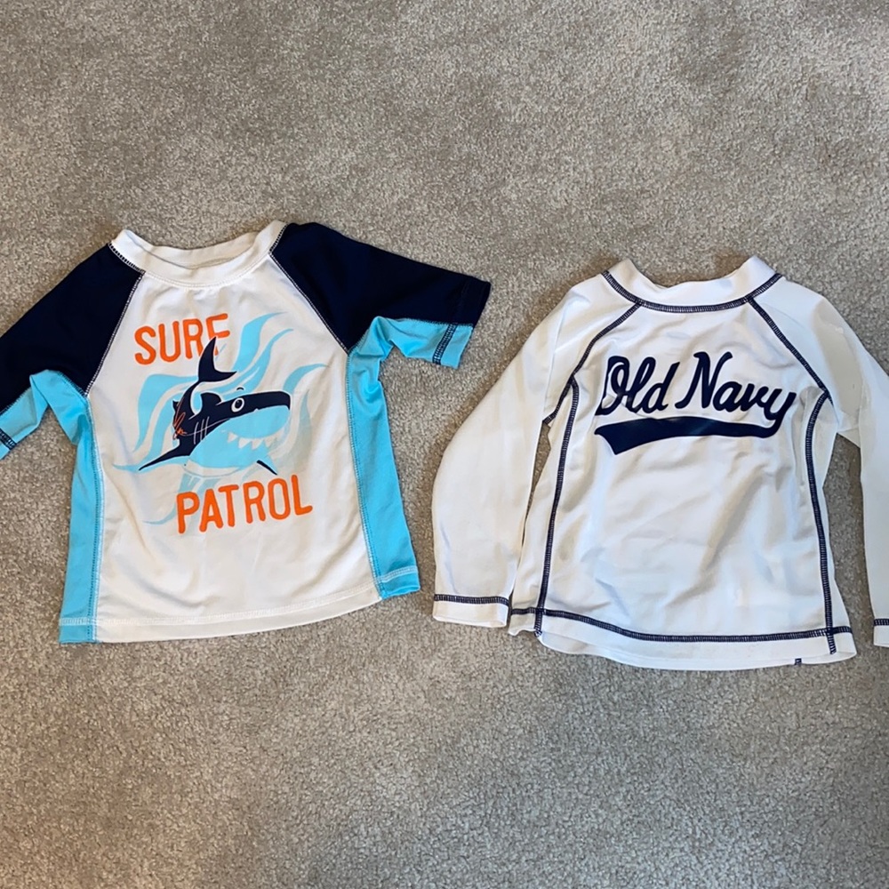 Toddler Swim Shirts 12-24 months kids + babies swimwear
